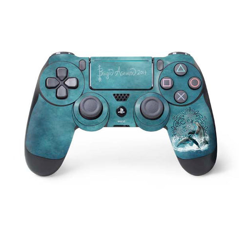 Celtic Dolphin by Brigid Ashwood PlayStation PS4 Skins